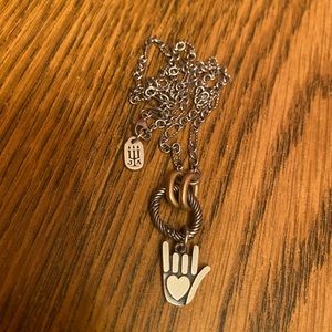 James Avery necklace with charm